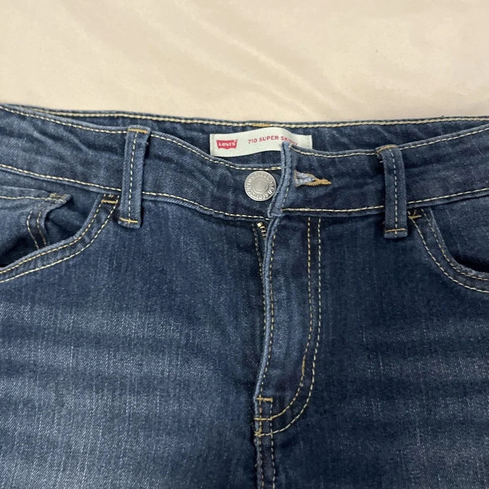 Levis 511 Jeans Boy Size 14 Reg Blue Denim Light Wash Adjustable Waist
